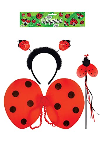 Henbrandt 3 Piece Ladybird Dress Up Set