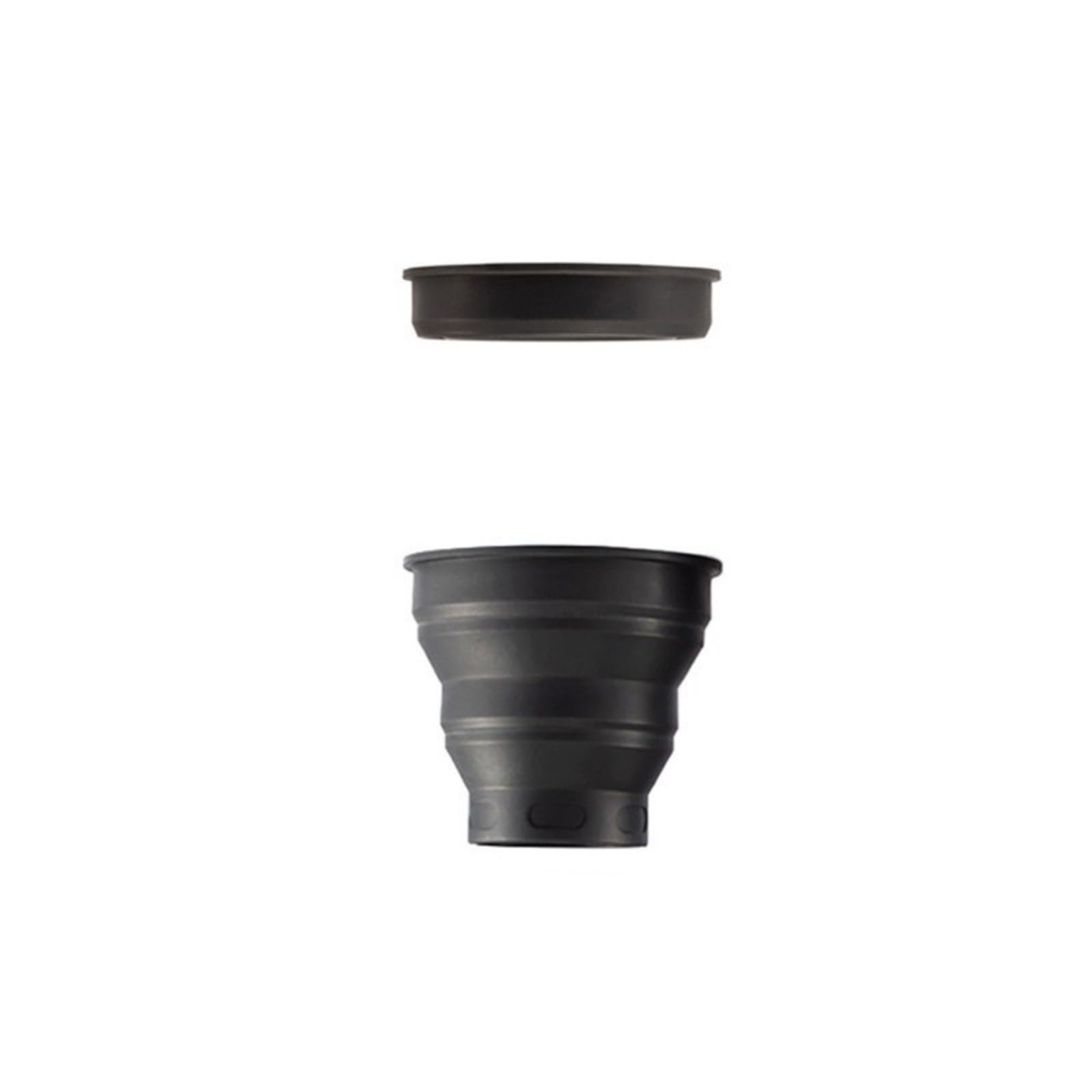 Pantalla de silicona para lentes de cámara de 53-72 mm/72-112 mm, diseños antirreflectantes, parasol para fotos claras