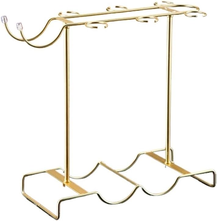 Red Wine Rack Ornaments Glass Hanging Upside Down Display