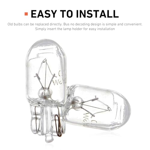 10 Bombillas Halógenas T10 5W 12V para Auto Blanco miniatura 6