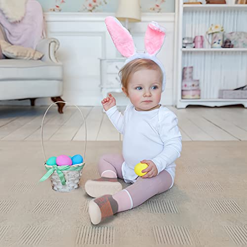 Toddler Shoes Size 5 Non-Slip Lightweight Casual Walking Shoes Infant Baby Boy Girl Slip On Chubby Feet Soft Sole Summer Breathable Elastic Knitted Sock Sneakers 1 Year Old 12-18 Months (Pink 5#16) #TOP5