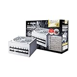 玄人志向 電源ユニット 1000W ATX 電源 80 PLUS ゴールド PC電源 フルプラグイン セミファンレス ホワイト KRPW-GA1000W/90+/REV2.0 image