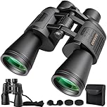 Jumelles pour Adultes Haute Puissance – 20 x 52 HD Grande Vue avec Faible lumière Claire – Jumelles Professionnelles pour Observation des Oiseaux, Chasse, Observation des étoiles, Football, Voyage,