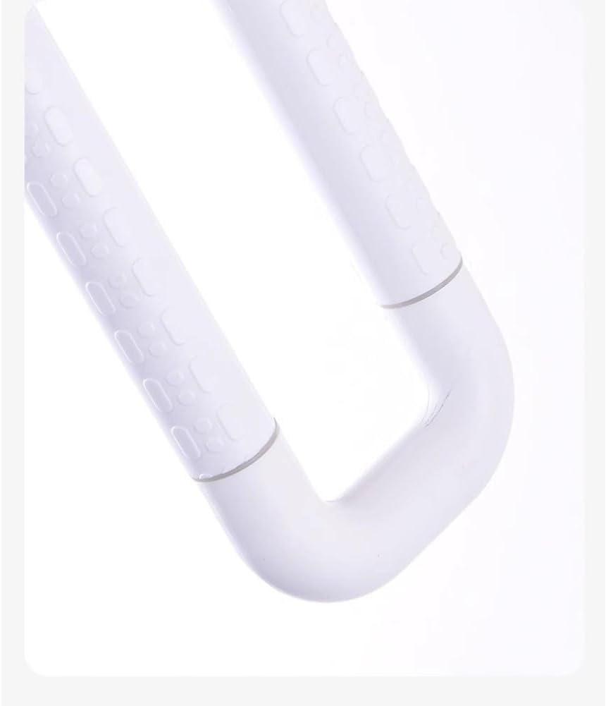 Supporto da parete pieghevole a forma di U per gradini – Barra di sostegno resistente, bracciolo ribaltabile per giardino, terrazza, garage, 65 cm, giallo, supporto super portante