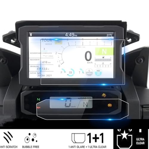 Ecran tableau bord NT1100 raye ? Solution film protection anti-scratch moto