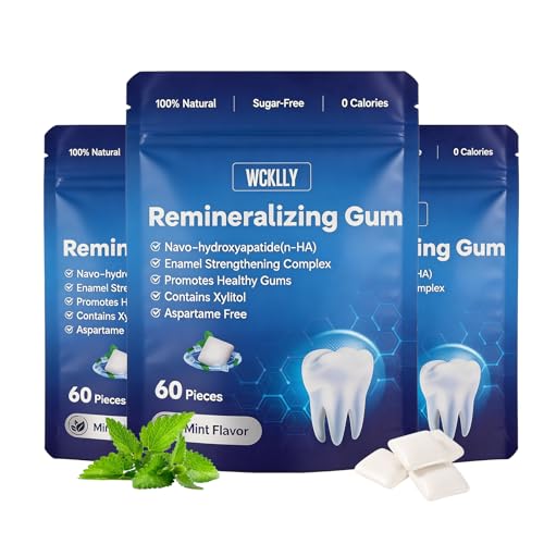 Image of Remineralizing Gum,Xylitol Gum with Hydroxyapatite and Xylitol,Mint Gum Supports Fresh Breath