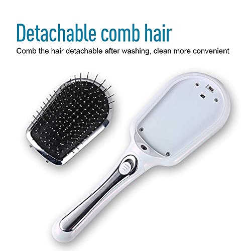 Pente de massagem Pente elétrico Meridian para a cabeça, pente anti-estático para prevenir a queda d