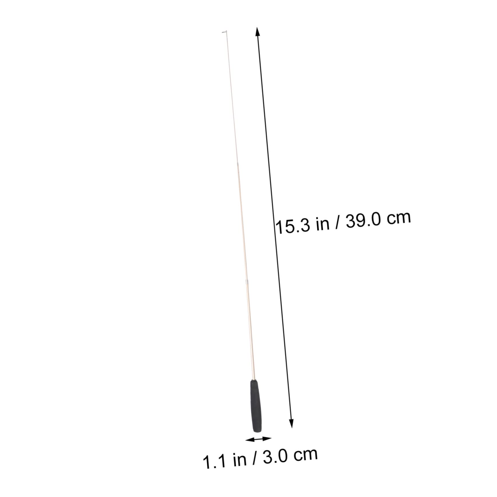 Toddmomy 6pc Cat Teaser Stick Feather Tips Interactive Cat Toy for Pet Playtime