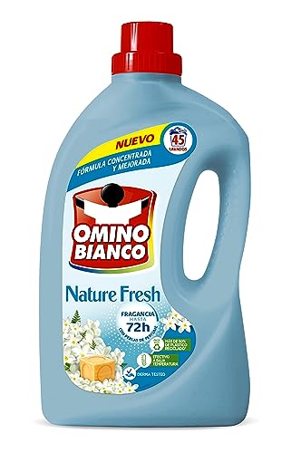 Omino Bianco Detergente Líquido Nature Fresh 45 Dosis, 1800ml