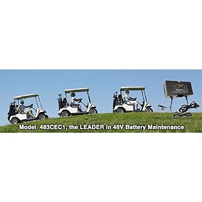BatteryMINDer Model 483CEC1 48V 3 AMP Charger/Maintainer/Desulfator for Golf Carts, Fork and Scissor Lifts