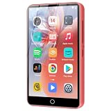 MP3 Player with Bluetooth and WiFi, ZAQE 80GB Storage & Android OS, 4" Touch Screen, FM Radio, Kids MP3 & MP4 Player with Spotify Google Play Store, Portable Media Player