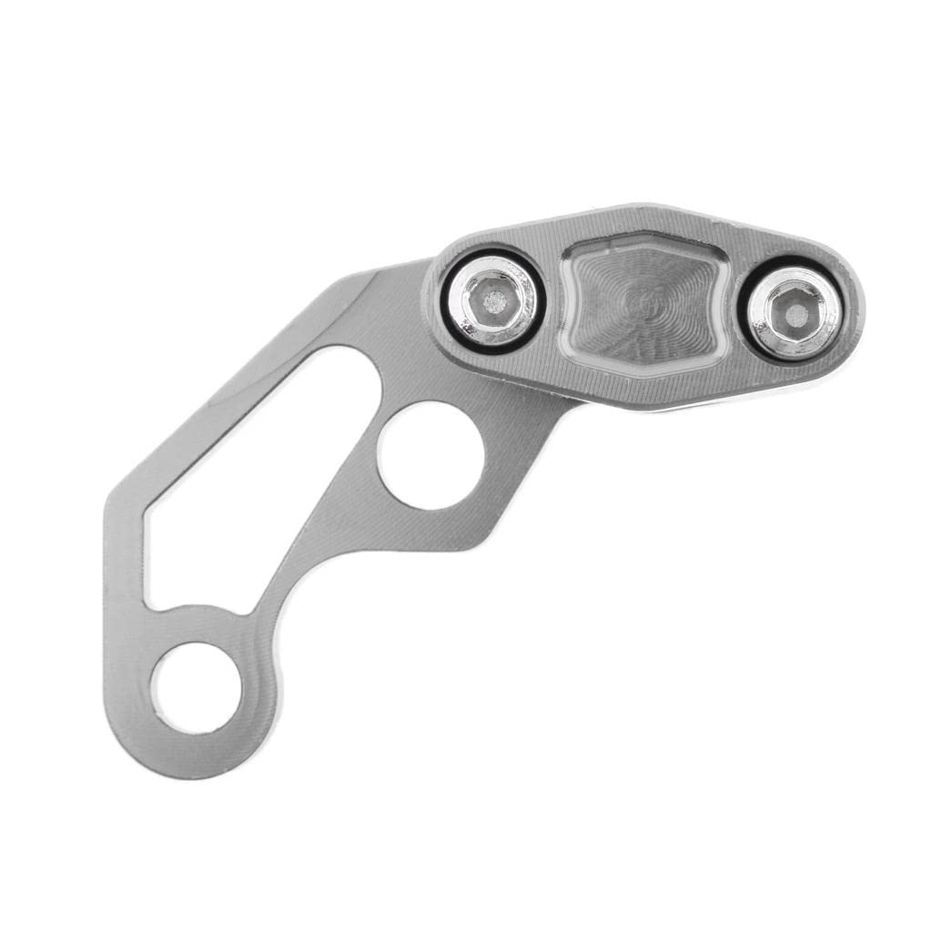 JAZZY PEARLS Motorcycle Motorbike Oil Pipe Cable Line Tube Hose Clamp Clip Silver-image-1