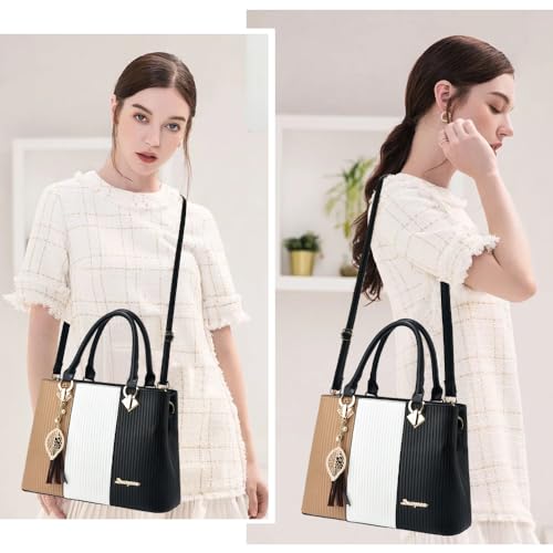 Bolso tote de cuero para mujer, tamaño mediano miniatura 2