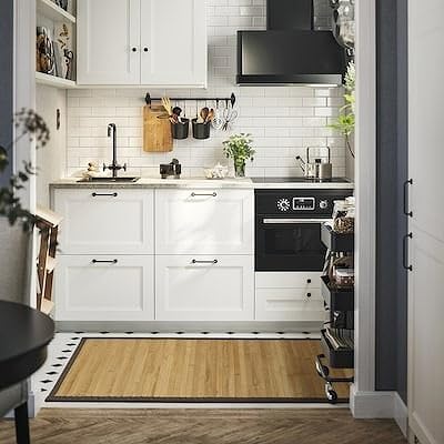 Amazon｜IKEA イケア ラグ 竹 45x120cm m20608969 BLANGSLEV