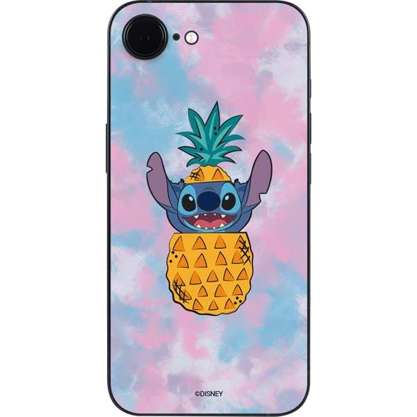 Skinit Decal Phone Skin Compatible with iPhone 16e - Officially Licensed Disney Lilo and Stitch Pineapple Stitch Design