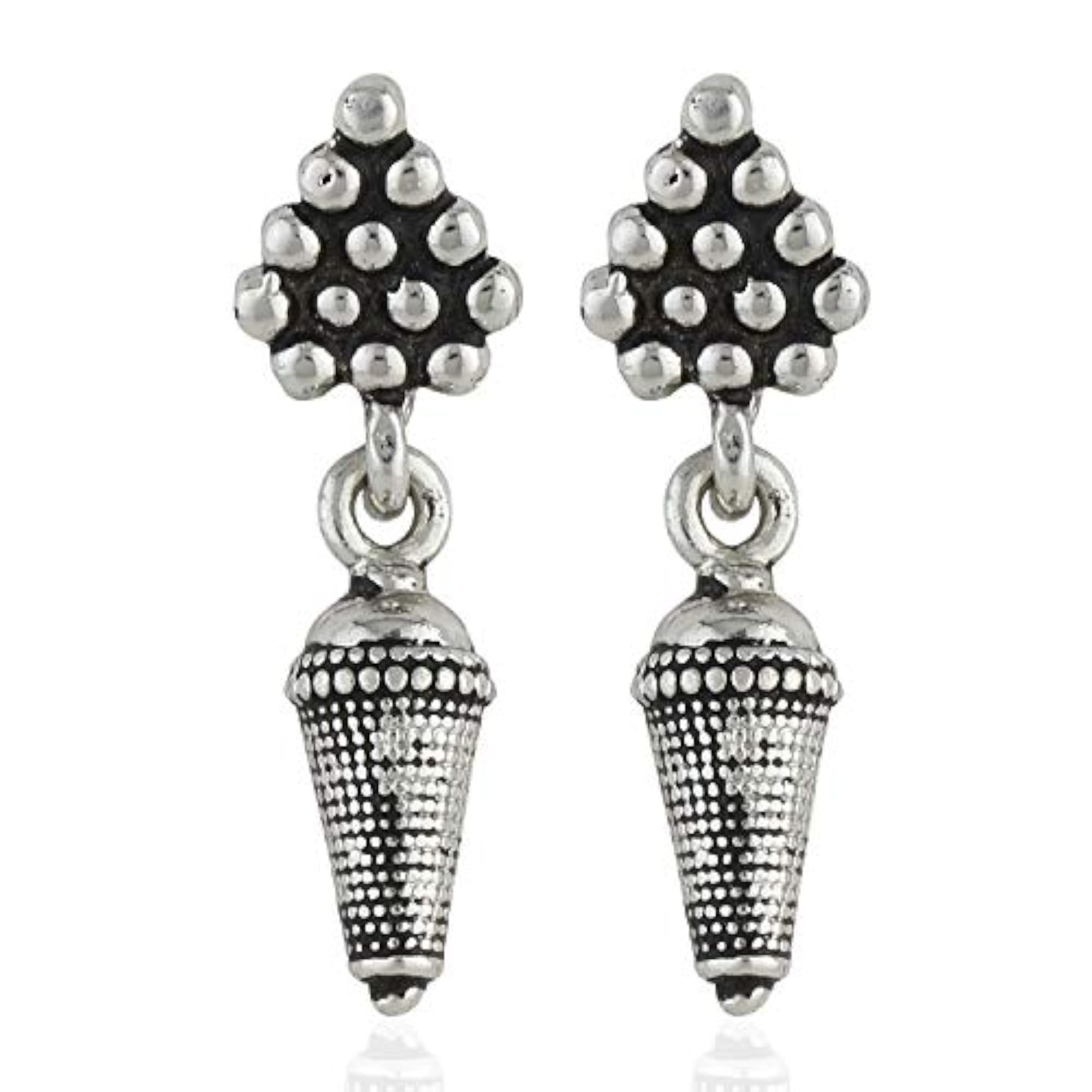 Valentines Earrings Combo Oxidized Silver Plated Stud Earrings