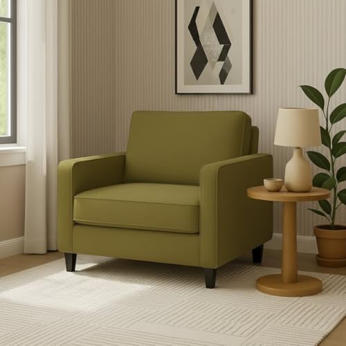 Image of The MM Furniture store Premium Fabric Sofa - Camel (1 Seater)