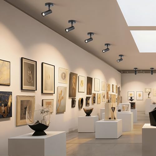 Image of 20W LED Zoomable Ceiling Spot Lights, 3000K Dimmable Spotlight Indoor,Black