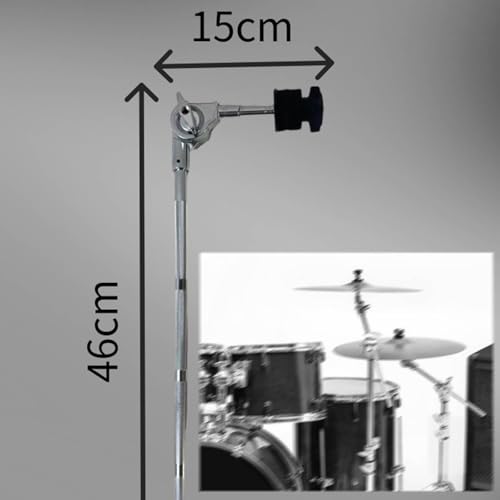 Bras de cymbale rotatif en métal pour ajustement d'angle précis - 7