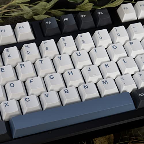 Touches de clavier mécanique mintcaps Arctic Blue White 173 touches Cherry Profile pour switch Gateron