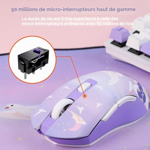 Souris Gamer 7 Boutons Programmables Capteur Haute Précision - 3