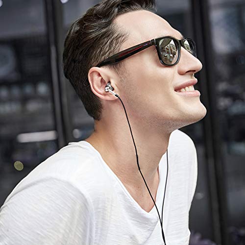 1MORE 有線 イヤホン ハイレゾ音源対応 トリプルドライバー Hi-Res ステレオ Hi-Fiサウンド ビジュアルグランプリ(VGP) ノイズ遮断 カナル型 リモコン・マイク付 カナル型 E1001 (シルバー)