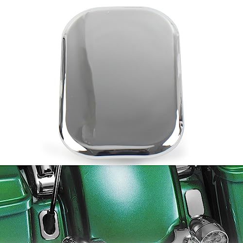 Cache remplissage antenne pour Road Glide argenté finition miroir