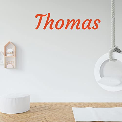 Vinilo decorativo personalizado para pared con nombre miniatura 3