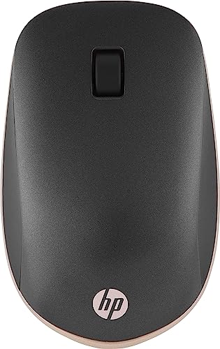 HP Souris PC 410 avec Connexion Bluetooth, Compatible avec Chrome, jusqu'à 2000 DPI, 3 Boutons, molette de défilement et Batterie jusqu'à 12 Mois, Noir