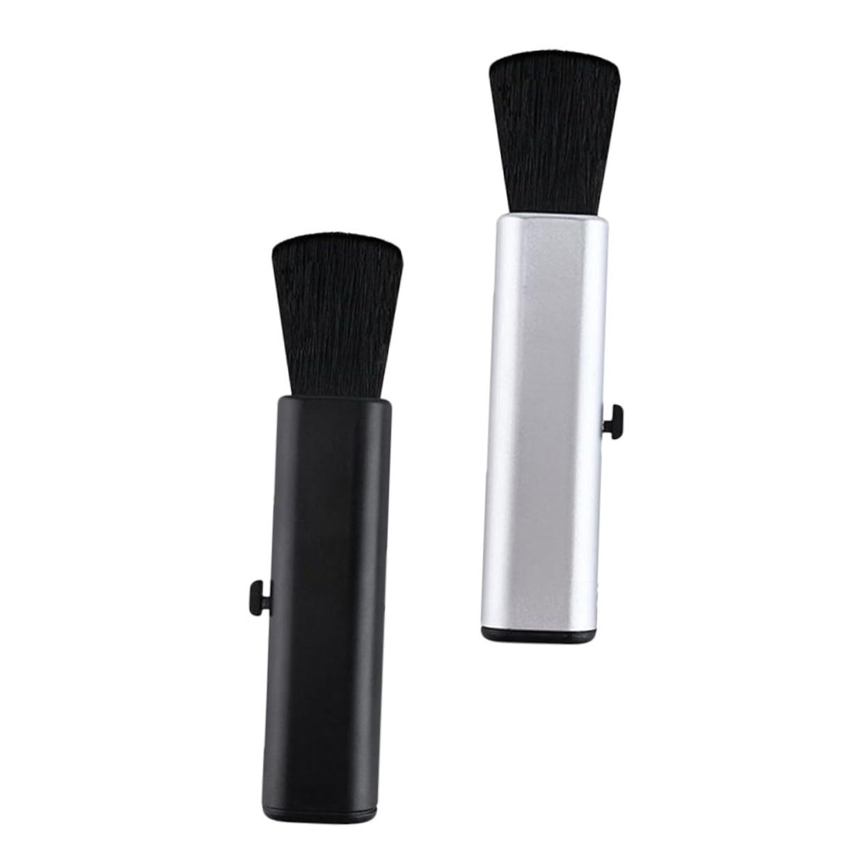 Kisangel Guitar Cleaning Brush Dust Cloth Set 2 Pack Retractable Design Safe Material for Piano Guitar and Instruments
