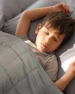COUNTRY CLUB Premium Weighted Blanket for Sleep and Stress Relief, Anxiety Blanket, Sensory Calming Blanket for Great Sleep 2.27kg - 91cm x 122cm Children, Kids, Grey