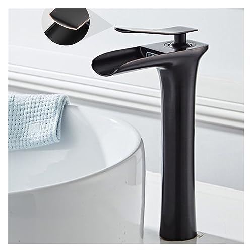 Robinet de lavabo luxe blanc et laiton mitigeur chic salle de bains