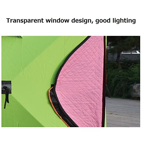 Zhangpeng Verdikte katoenen ijsvissen tent outdoor winddichte winter ijs vissen huis grote ruimte camping warme tent tent (Color : A, Size : 180x180x210cm) - Image 6