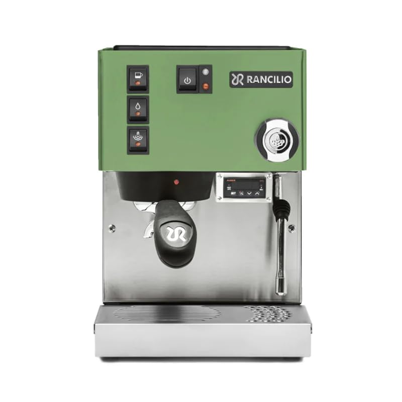 Rancilio Silvia Espresso Machine with PID | Pre-Infusion | Shot Timer | 2L (Green)