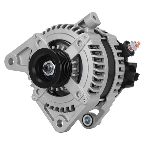 Image of New Alternator Compatible with 2007 2008 Jeep Wrangler, 2008-2010 Chrysler Town & Country, 2008-2010 Dodge Grand Caravan, 2009 2010 Volkswagen Routan, 3.3L 3.8L, 4801304AA 11295N