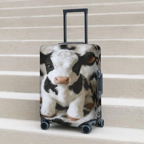 Cute Cow Suitcase Cover Fashion Luggage Covers Anti-Scratch Elastic Lightweight Protector For Travel Outdoor X-Large3