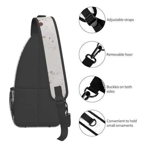 Mochila bandolera urbana negra tamaño único miniatura 4