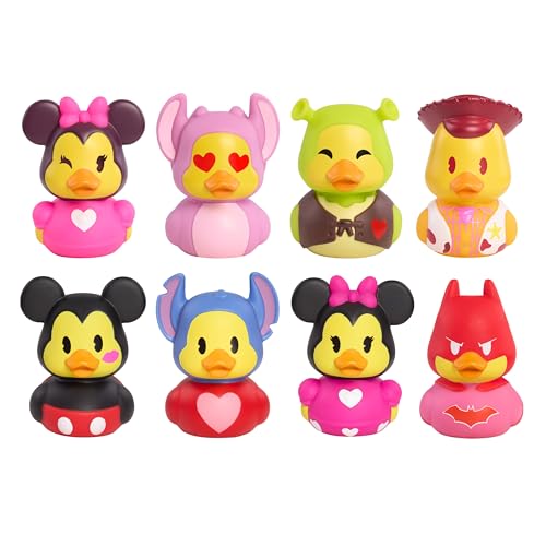 Valentines Duckalooz Combo Pack - 8 Collectible Toy Ducks