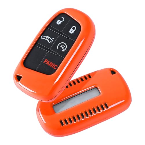 Coque de clé pour Dodge Charger Challenger Durango Journey RAM protection orange