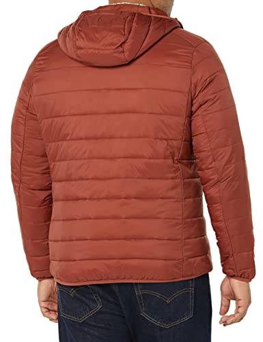 Image of Amazon Essentials Men's Lightweight Water-Resistant Packable Hooded Puffer Jacket