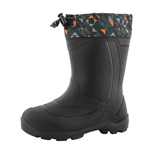 Kamik Childrens' Snobuster 2 Waterproof Winter Boot Blk/Cha 3 Med...