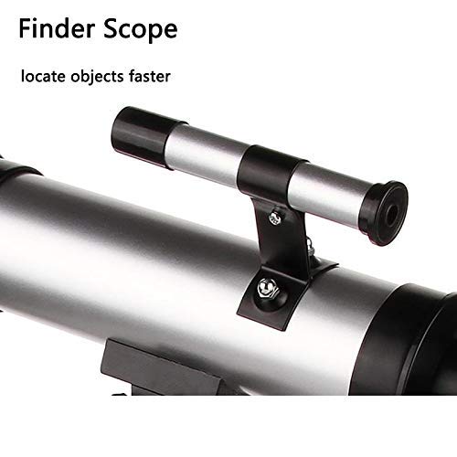Telescopio Astronómico Refractor Portátil 50mm con Tripié Ajustable miniatura 7