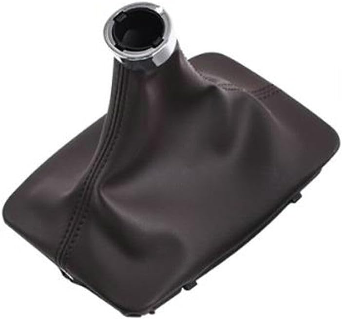 1Set Mocha Car Gear Shift Shifter Knob w/Boot Leather Shifter Gaiter Boot Cover for Mercedes Benz C Class W204 C204 2007 2008 2009 2010 2011 2012 2013