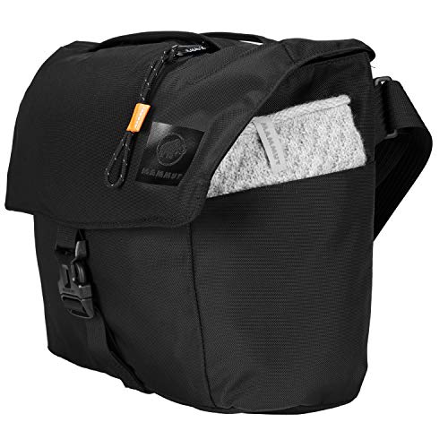 Mammut Xeron Messenger 14 | Schultertasche für Damen und Herren, Umhängetasche für Outdoor und Alltag, Integriertes Laptopfach für Notebook bis zu 15', Sportlich, Unisex | 14l, Black