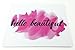 Produktbild Hello Beautiful Mousepad, Mauspad mit hochwertigem Fotodruck und Kautschuk Rücken