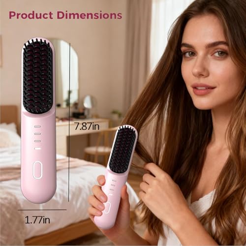 Cepillo Alisador Inalámbrico Go Brush Pro para Cabello Corto miniatura 7