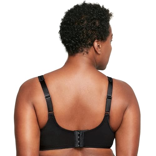 Glamorise Damen MagicLift Minimizer-BH Ohne Bügel #1003 Minimizer Bra, Schwarz, 85F