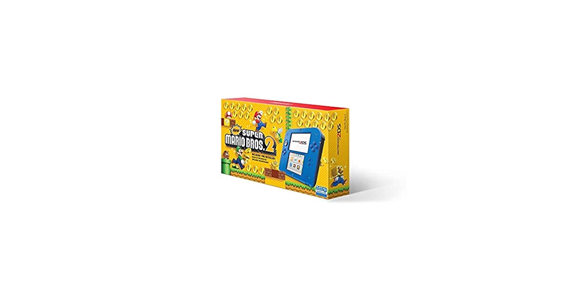 ニンテンドー2DS - スーパーマリオ　2DS 米国版 Amazon.com: Nintendo 2DS - Electric Blue 2 with New Super