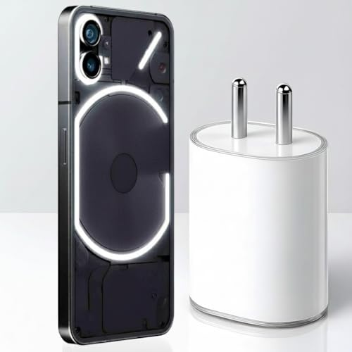 Image of AINE 45W PD 3.0 PPS Fast Charger |BIS Certified | Power Adapter Compatible with Nothing Phone 3A /2A /2 /1 / CMF Phone 1| USB-C PD Charger | Original Rapid Charging, White