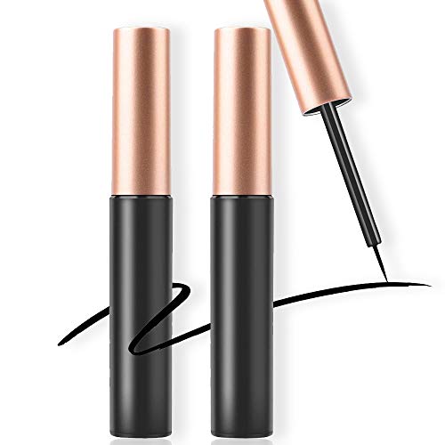 Preisvergleich Produktbild Magnetic Eyeliner, AIGUO Eyeliner, Eyelashes Kit, Mit Wasserdichtem Langlebigem Magnetische 24H tragen - Intensives Schwarz 2 Flaschen